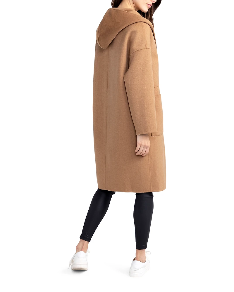 Belle & Bloom Womens Sunday Morning Hooded Coat