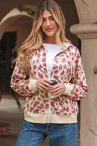 Threaded Pear Women's Anya Zip Up Hooded Sweatshirt
