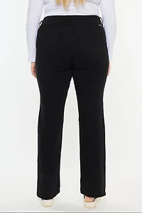 Kancan Women's Plus Mid Rise Bootcut Jeans Erin