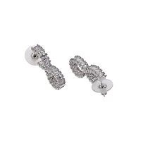 AGP PARIS Womens Lustrous Bow Drop Earrings
