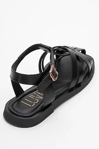 Forever & Always Womens Andres Leather Sandals