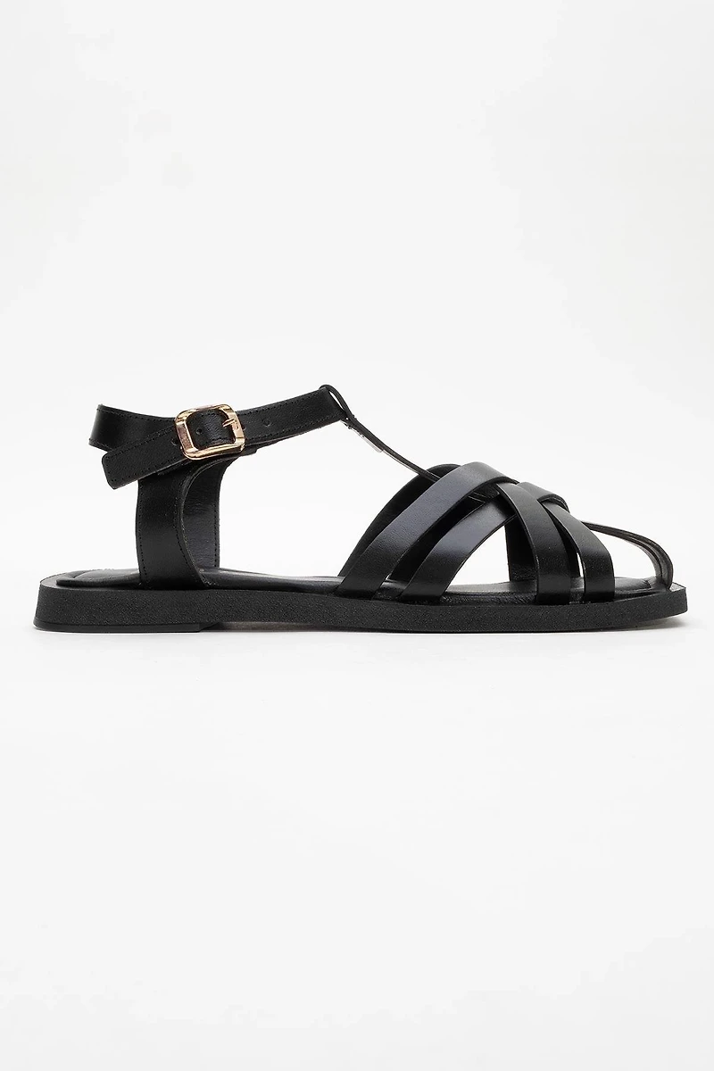 Forever & Always Womens Andres Leather Sandals
