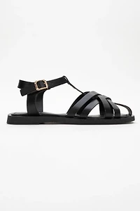 Forever & Always Womens Andres Leather Sandals
