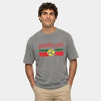 Simply Sage Market - Men's Garment Dyed Graphic T-Shirt Portugal Soccer Flag