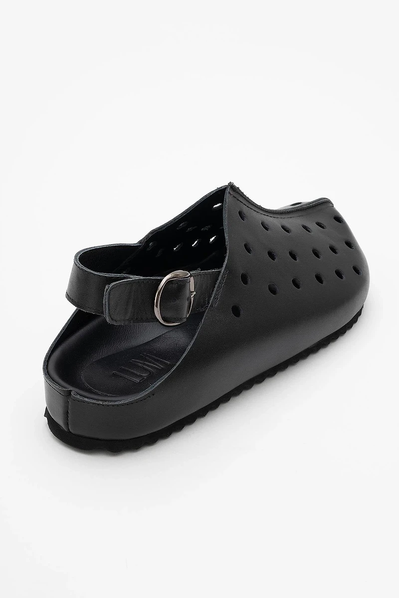 Forever & Always Womens Justa Leather Clogs