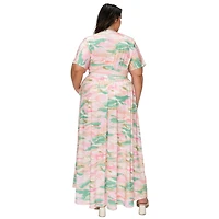 L I V D Women's Plus Reverie Empire Waist Dress