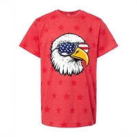 The Juniper Shop - Patriotic Eagle Sunglasses Youth Short Sleeve Star Tee