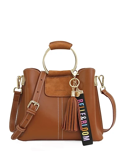 Belle & Bloom Womens Twilight Leather Cross-Body Bag