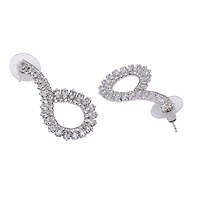 AGP PARIS Womens Diamond Dust Drop Earrings