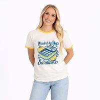 Simply Sage Market - Fueled By Sardines Women's Ringer Graphic T-Shirt