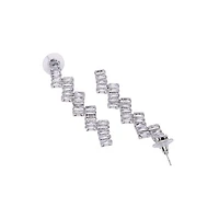 AGP PARIS Womens Elegant Zigzag Drop Earrings
