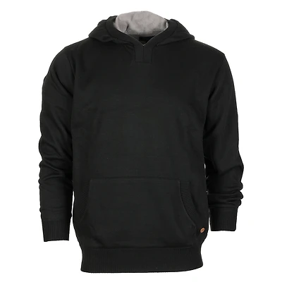 Gioberti Boy's Knitted Pullover Hoodie Sweater With Velvet Underlining