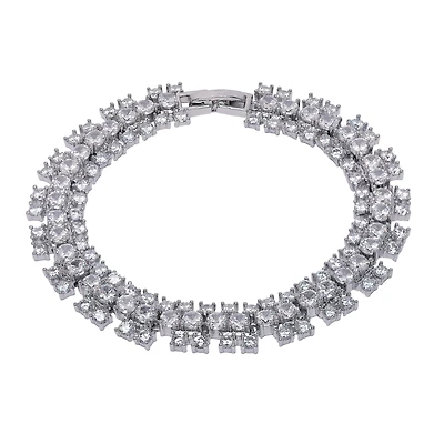 AGP PARIS Womens Diva Sterling Broad Bracelet