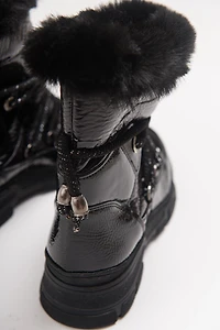 Prologue Shoes Womens Rosie Fur Lined Boot