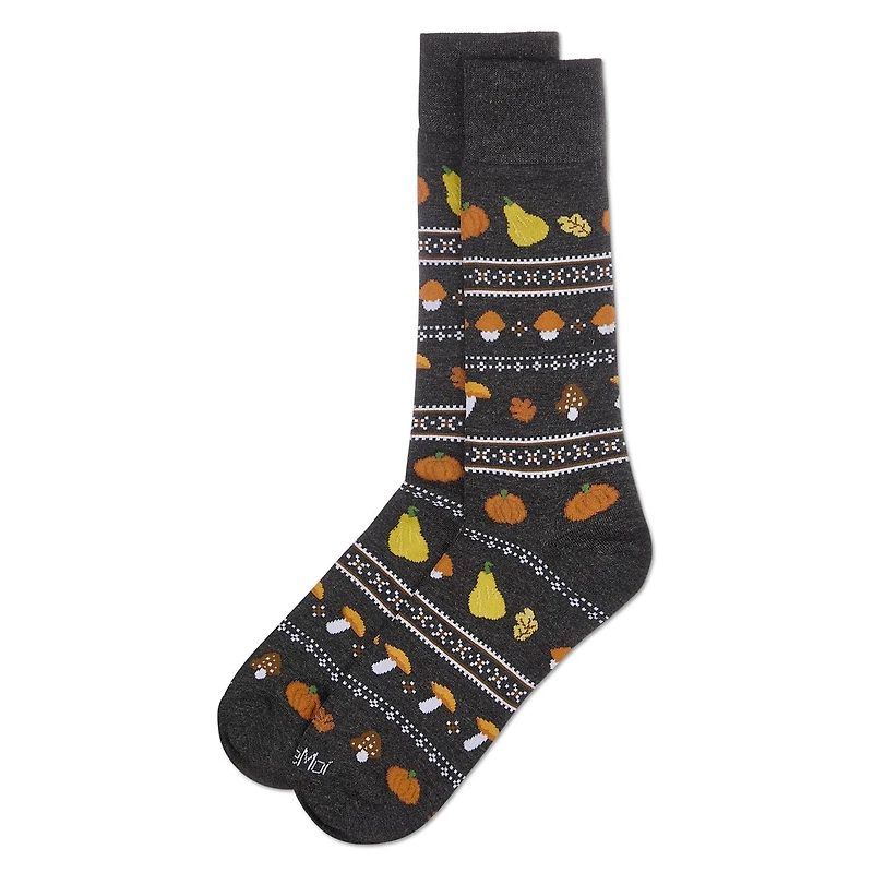 MeMoi Men's Harvest Rayon From Bamboo Crew Socks