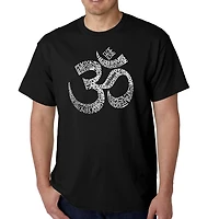 LA Pop Art Men's Word T-Shirt - Poses Om