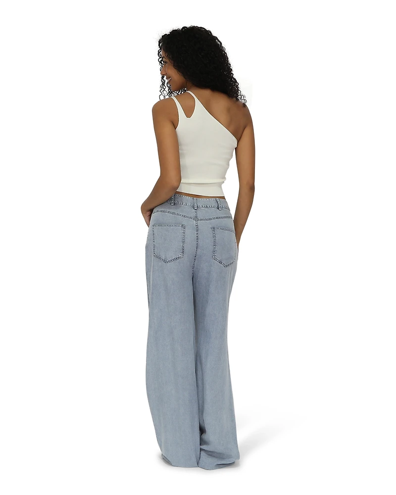 Belle & Bloom Womens Set On You Wide Leg Pant