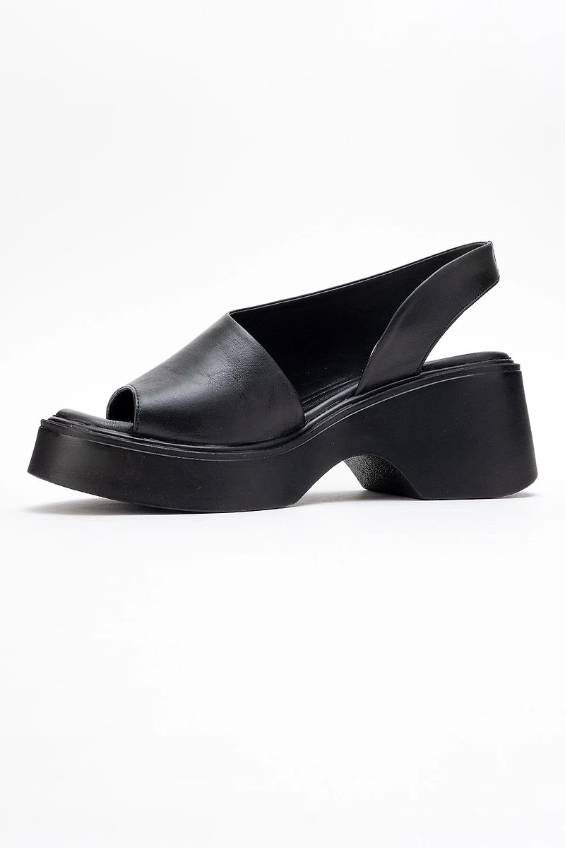 Forever & Always Womens ROY Leather Wedge Sandals