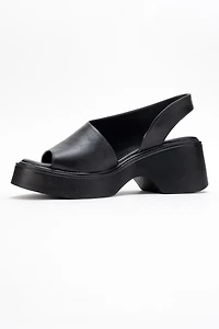 Forever & Always Womens ROY Leather Wedge Sandals