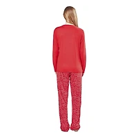 MeMoi Women's It's A Long Story Two-Piece Christmas Pajama Set