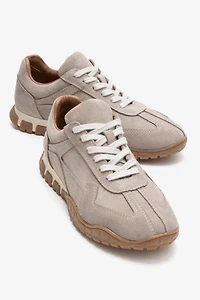 Forever & Always Womens Lars Leather Sneaker