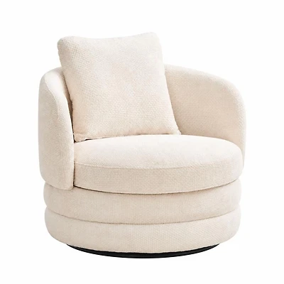 GOODSILO Low Profile Upholstered Armless Accent Chair