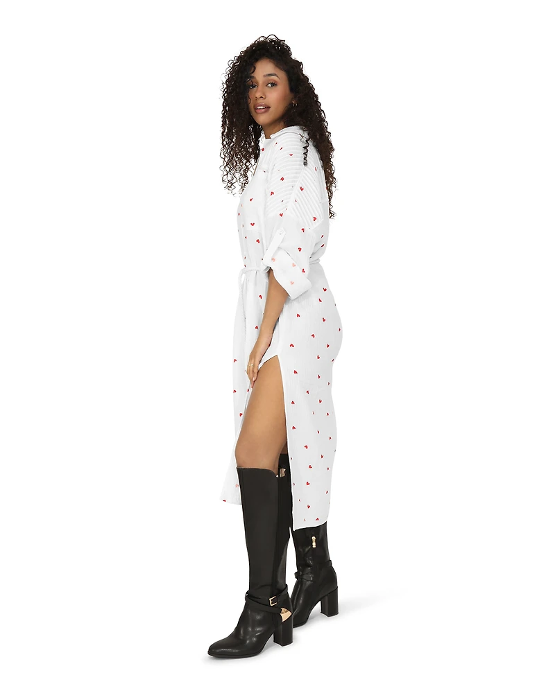 Belle & Bloom Womens Seven Wonders Maxi Shirt Dress