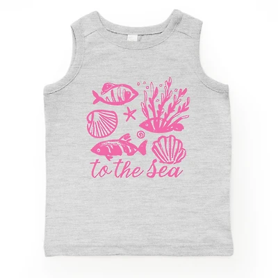 The Juniper Shop - To Sea Creatures Toddler Graphic Tank