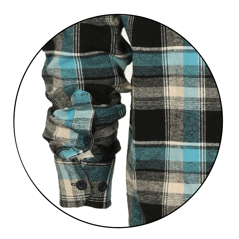 Gioberti Men's 100% Cotton Brushed Flannel Shirt