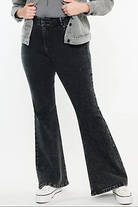 KanCan Women's Plus Ultra High Rise Flare Jeans Amirah