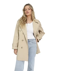 Belle & Bloom Womens Whispers of Verona Trench Coat