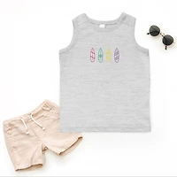 The Juniper Shop - Embroidered Surf Boards Toddler Graphic Tank
