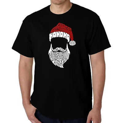 LA Pop Art Men’s T-Shirt - Feliz Navidad Santa Word