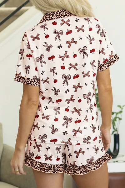 Threaded Pear Women's Della Patchwork Lounge Set