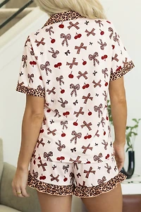 Threaded Pear Women's Della Patchwork Lounge Set