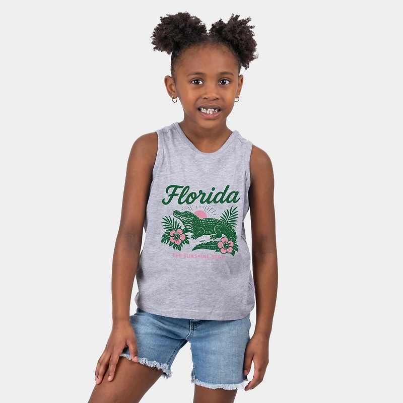 The Juniper Shop - Youth Tank Top Florida Alligator