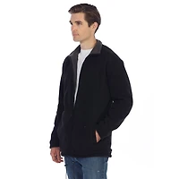 Gioberti Men's Zip Up Reversible Polar Fleece Heavy Jacket