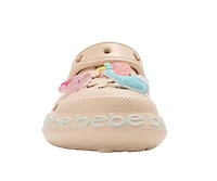 bebe Toddler Girl's EVA Clog Sandals with Candy Charms Slip On Shoes