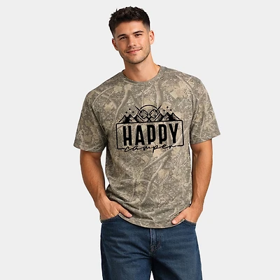 Simply Sage Market - Happy Camper Mountains and Smores Men's Heavyweight Crew