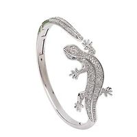 AGP PARIS Womens Diva Lizard Cuff Bracelet