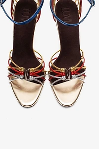 Prologue Shoes Womens Arona Ankle Strap Stiletto Sandal