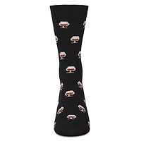 MeMoi Men's Whiskey Cashmere Crew Socks