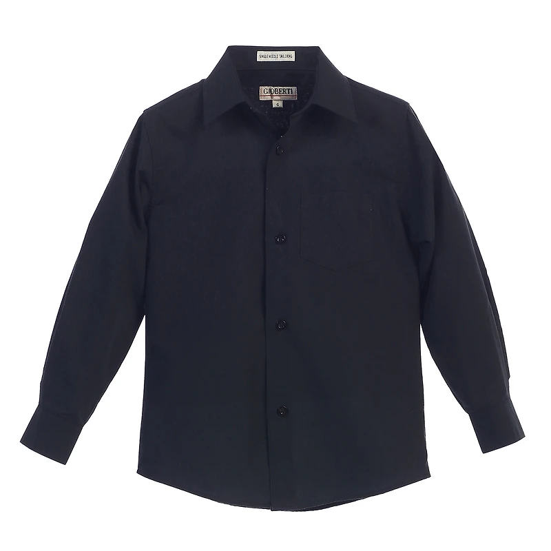Gioberti Boy's Long Sleeve Dress Shirt