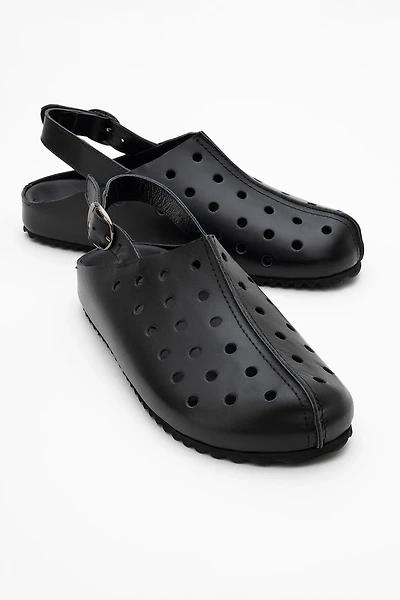 Forever & Always Womens Justa Leather Clogs
