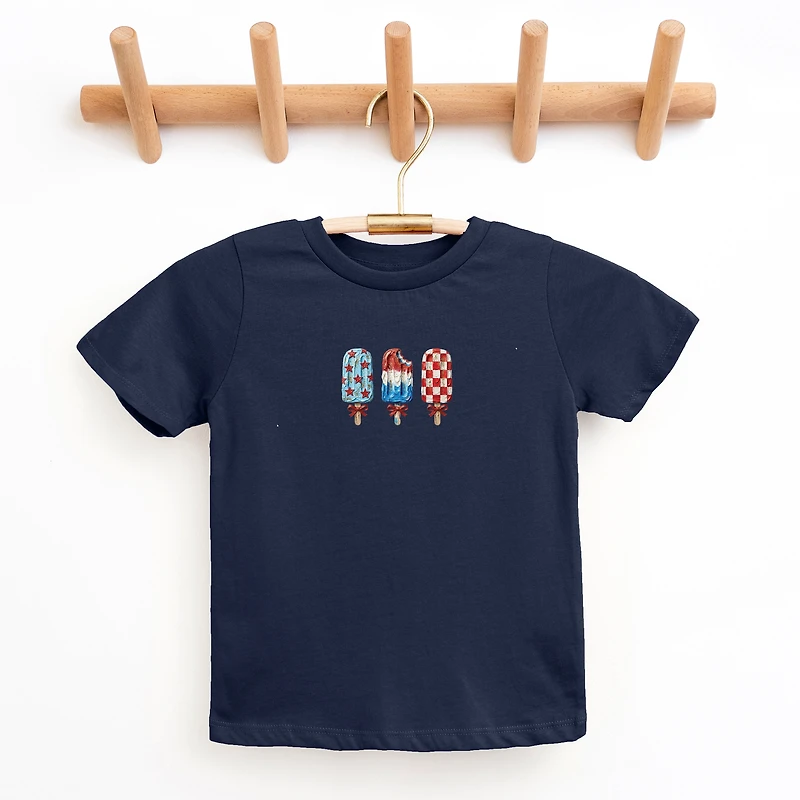 The Juniper Shop - Patriotic Popsicles Youth Short Sleeve Graphic T-Shirt