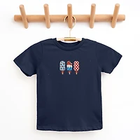 The Juniper Shop - Patriotic Popsicles Youth Short Sleeve Graphic T-Shirt