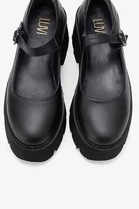 Forever & Always Womens Orina Leather Platform Mary Jane Shoe