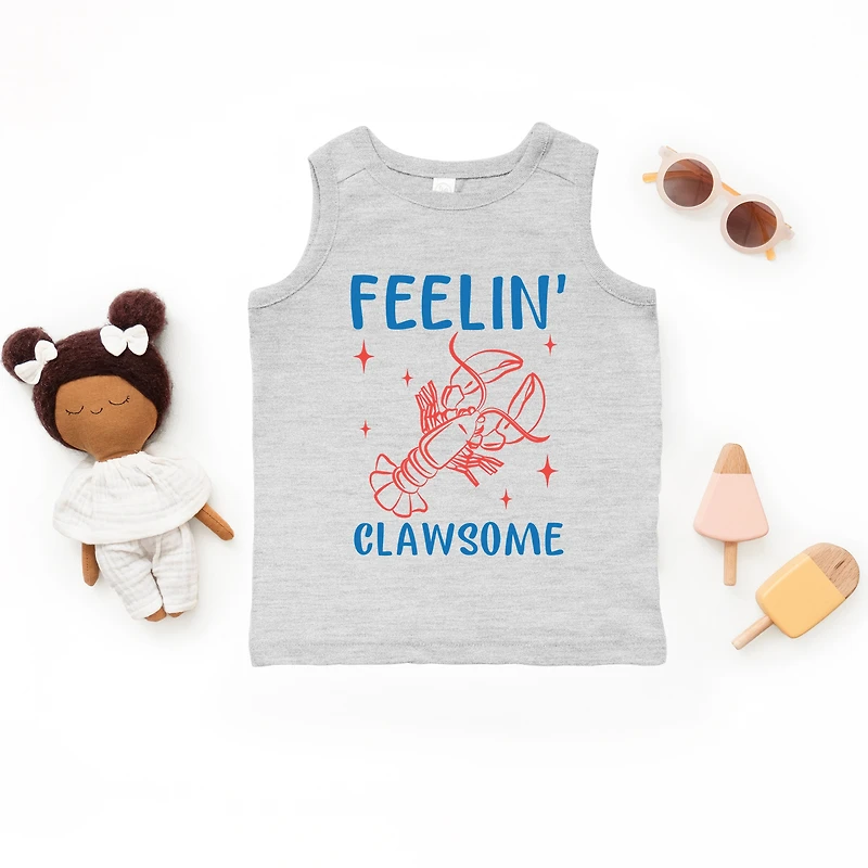 The Juniper Shop - Feelin' Clawsome Lobster Toddler Graphic Tank