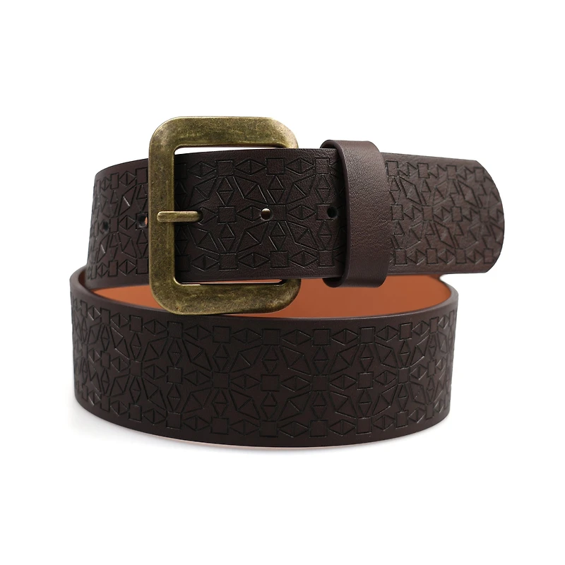 AGP PARIS Brown Wide Women's Belt