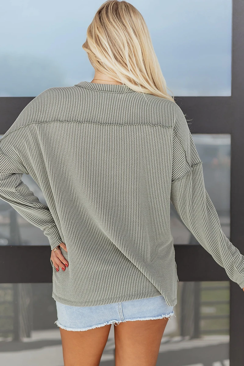 Threaded Pear Women's Juliette Sleeve Loose Top Long